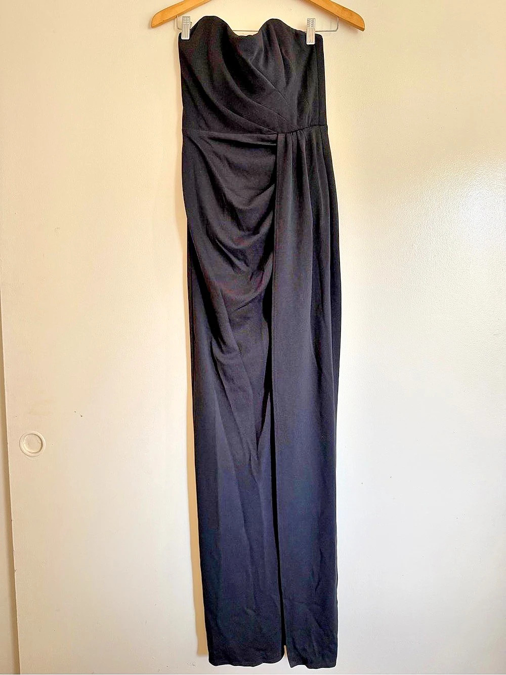 katie may los angeles Black Wide-Leg Jumpsuit Size Small Like New